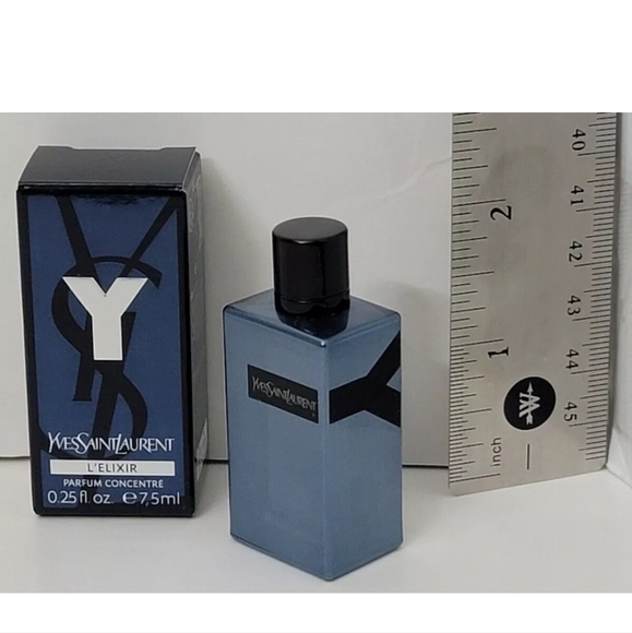 Yves Saint Laurent Other - Y L'ELIXIR PARFUM CONCENTRE .25 oz mini SPLASH for MEN BY YSL